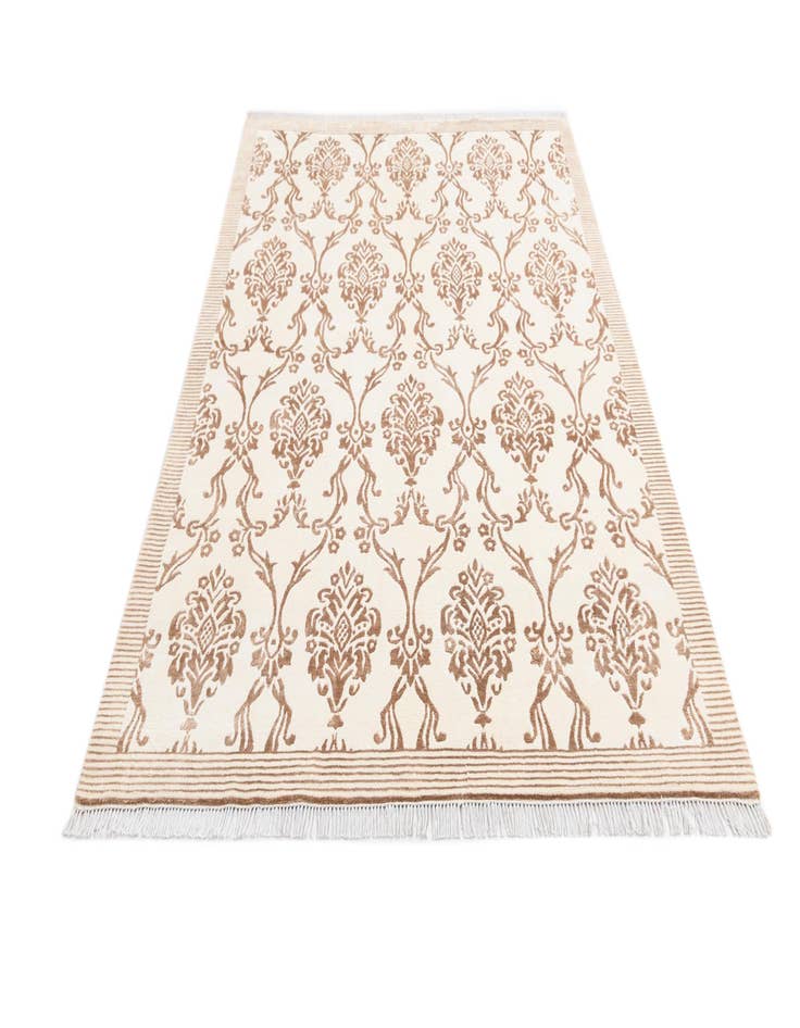 Detail image of  5' 9 x 8' 2  Hand Knotted Darya Wool Rug