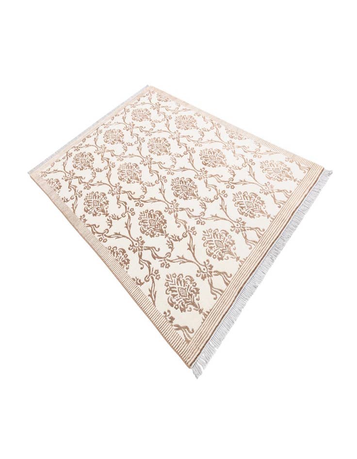 Detail image of  5' 9 x 8' 4  Hand Knotted Darya Wool Rug