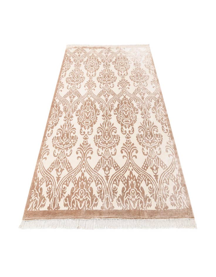 Detail image of  5' 9 x 8'  Hand Knotted Darya Wool Rug