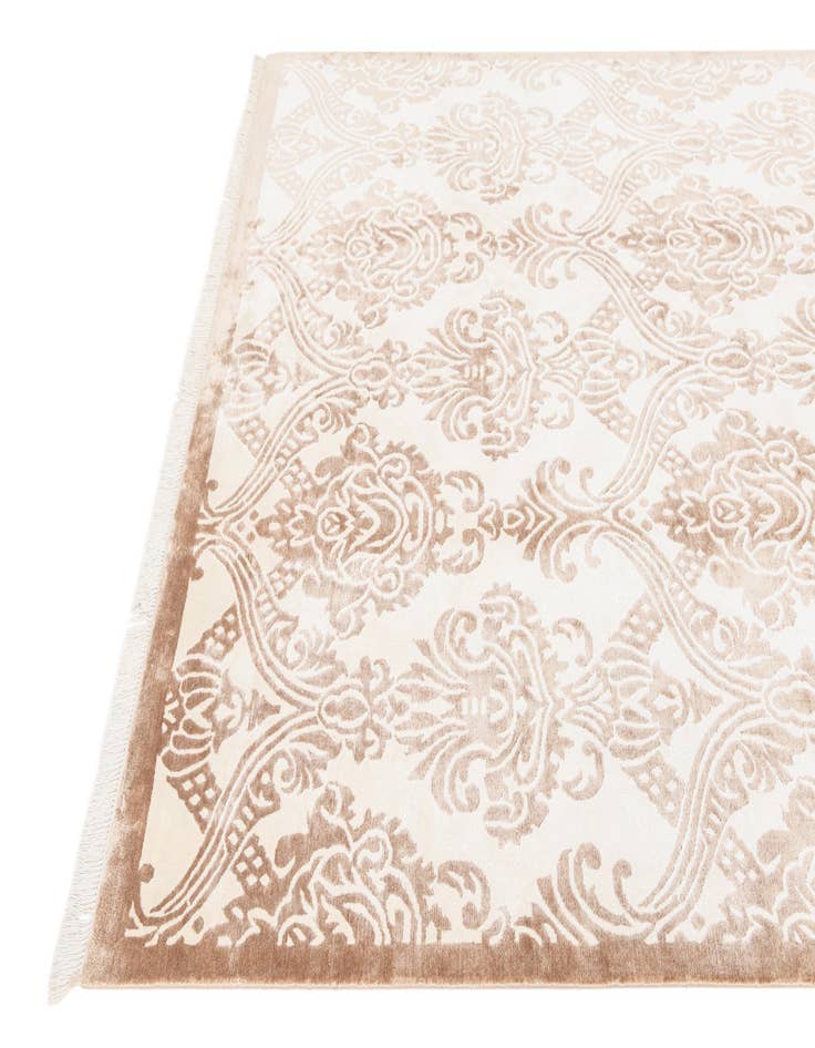 Detail image of  5' 9 x 8'  Hand Knotted Darya Wool Rug