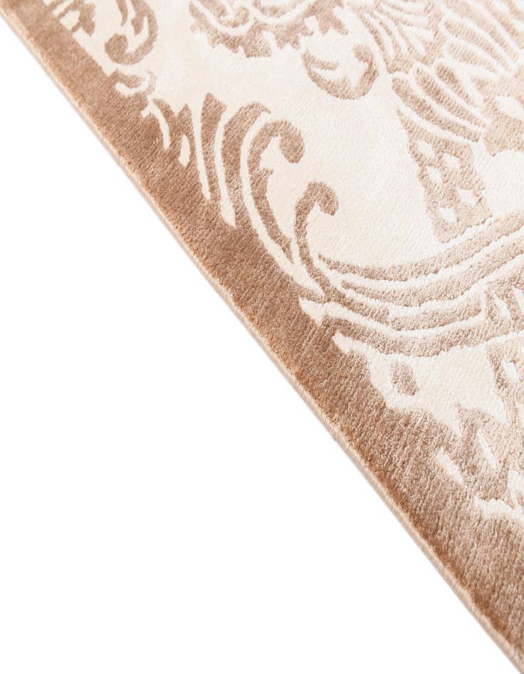 Detail image of  5' 9 x 8'  Hand Knotted Darya Wool Rug