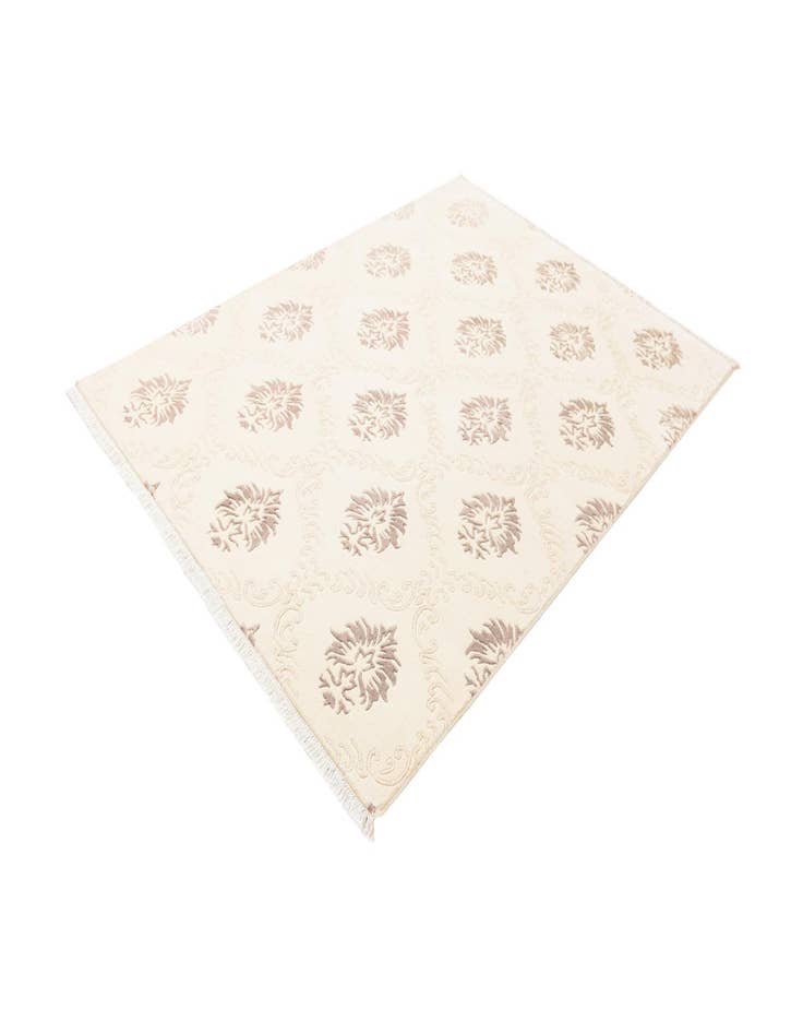 Detail image of  5' 7 x 7' 10  Hand Knotted Darya Wool Rug