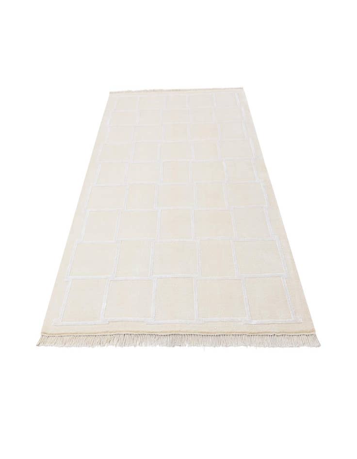 Detail image of  5' 9 x 8'  Hand Knotted Darya Wool Rug