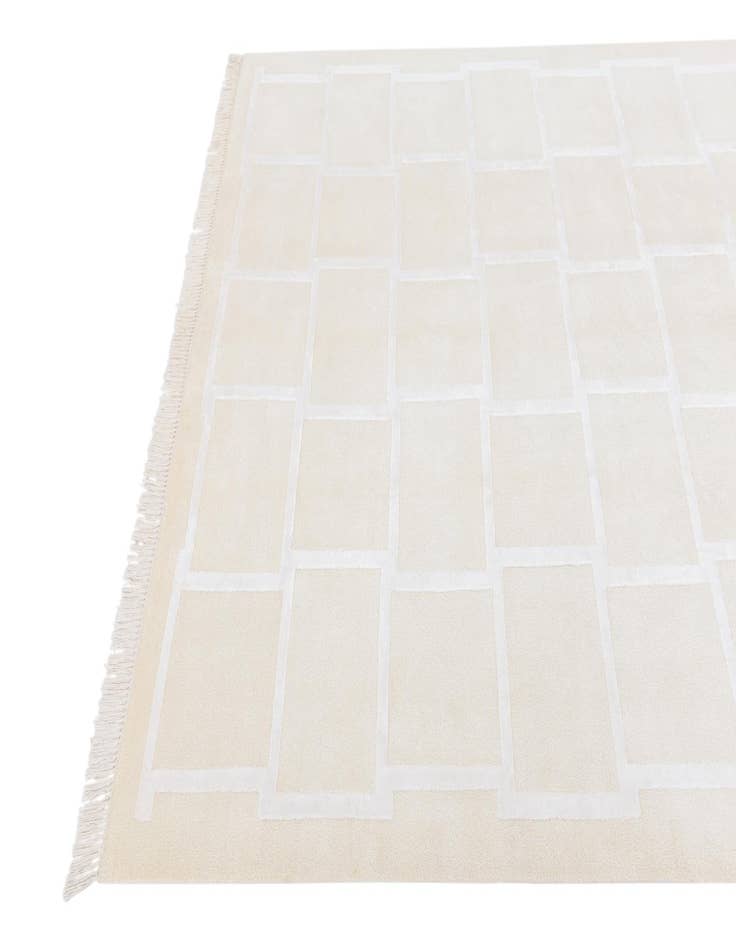 Detail image of  5' 9 x 8'  Hand Knotted Darya Wool Rug