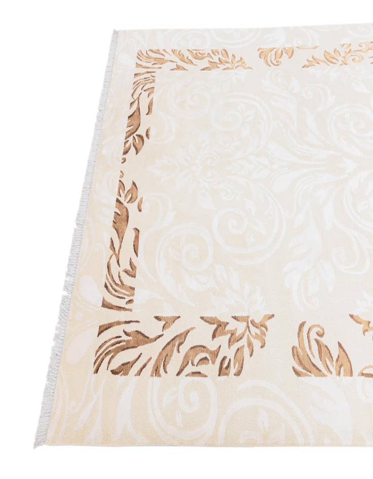 Detail image of  5' 9 x 8'  Hand Knotted Darya Wool Rug