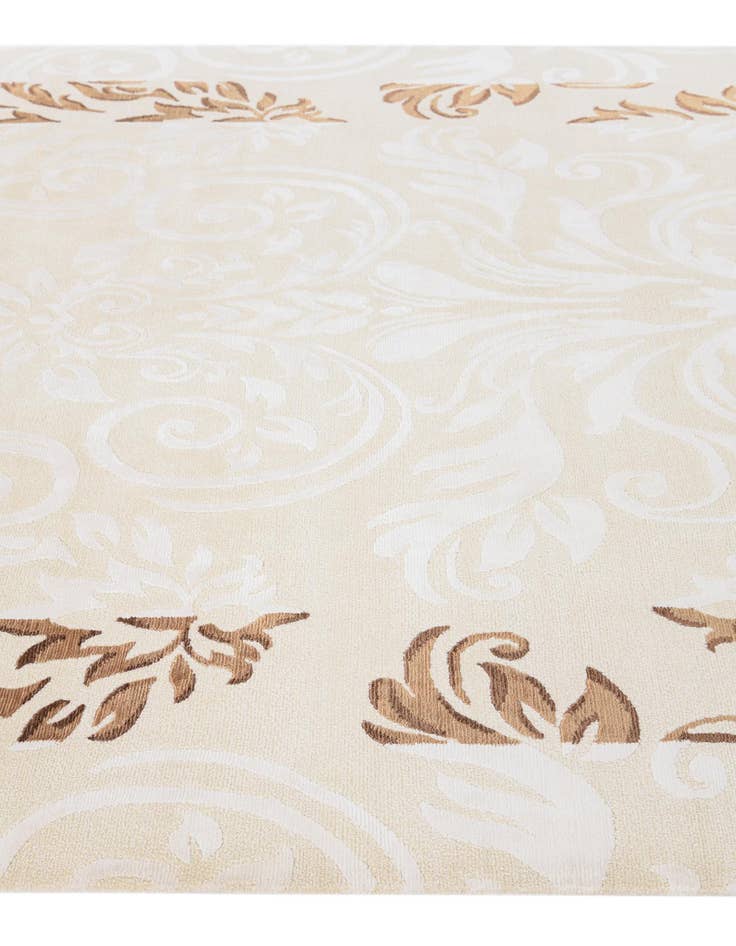 Detail image of  5' 9 x 8'  Hand Knotted Darya Wool Rug