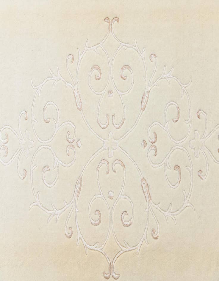 Detail image of  5' 7 x 8'  Hand Knotted Darya Wool Rug