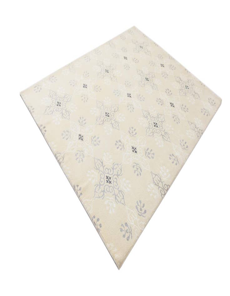 Detail image of  6' 1 x 8'  Hand Knotted Darya Wool Rug