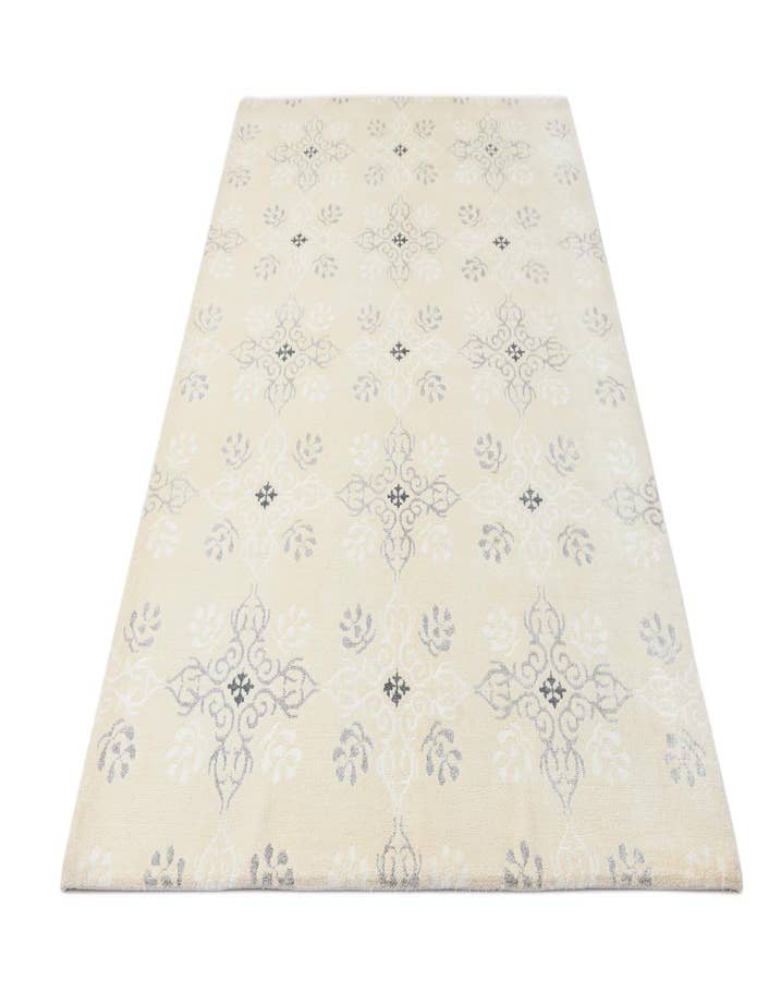 Detail image of  6' 1 x 8'  Hand Knotted Darya Wool Rug