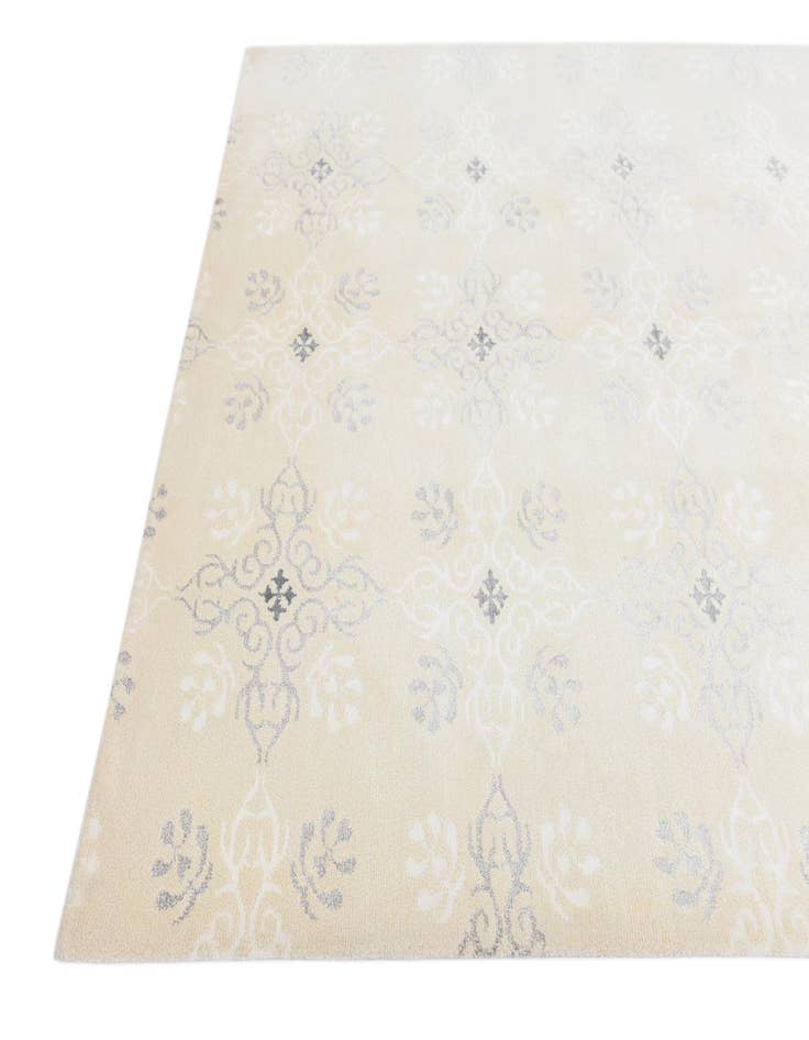 Detail image of  6' 1 x 8'  Hand Knotted Darya Wool Rug