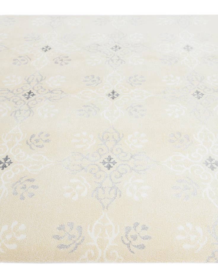 Detail image of  6' 1 x 8'  Hand Knotted Darya Wool Rug