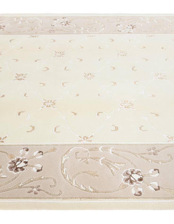 Detail image of  5' 9 x 8'  Hand Knotted Darya Wool Rug