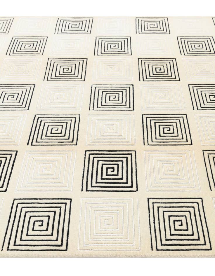 Detail image of  5' 7 x 8'  Hand Knotted Darya Wool Rug