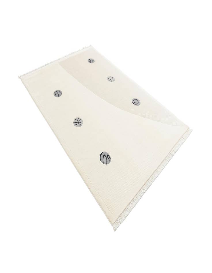 Detail image of  5' 6 x 7' 10  Hand Knotted Darya Wool Rug