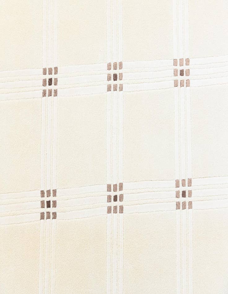 Detail image of  5' 8 x 8'  Hand Knotted Darya Wool Rug