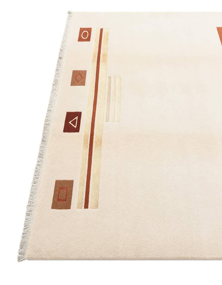 Detail image of  5' 8 x 7' 11  Hand Knotted Darya Wool Rug