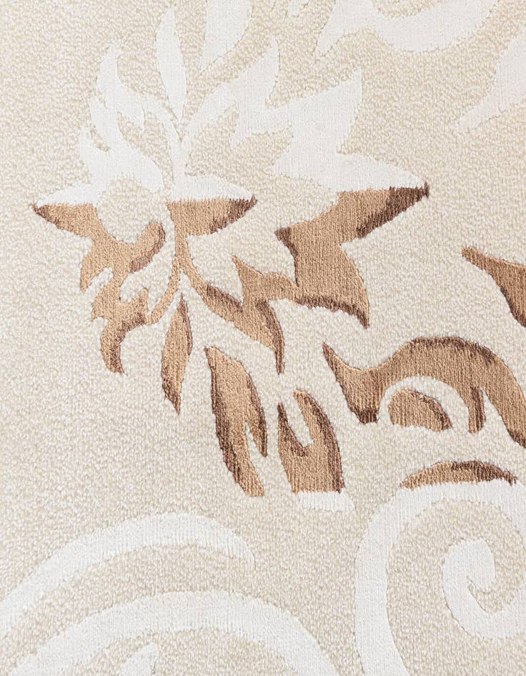 Detail image of  5' 8 x 8'  Hand Knotted Darya Wool Rug