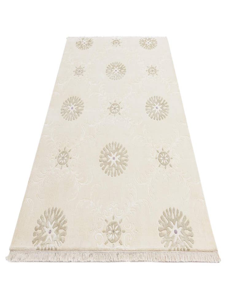 Detail image of  5' 7 x 8'  Hand Knotted Darya Wool Rug