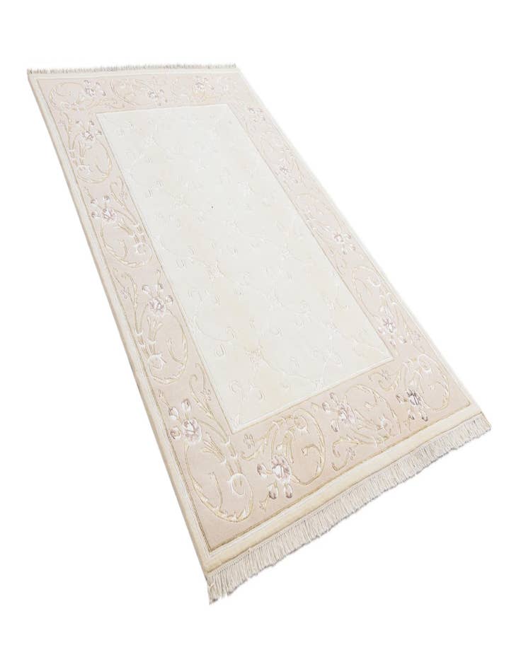 Detail image of  5' 7 x 8'  Hand Knotted Darya Wool Rug