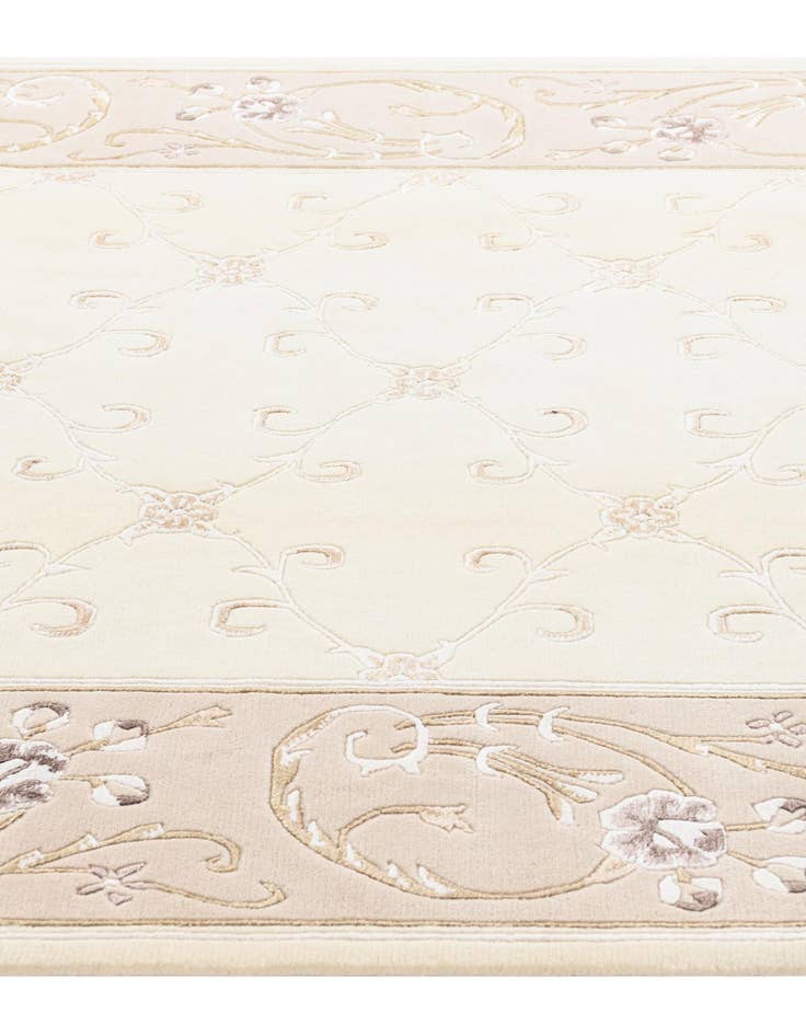 Detail image of  5' 7 x 8'  Hand Knotted Darya Wool Rug