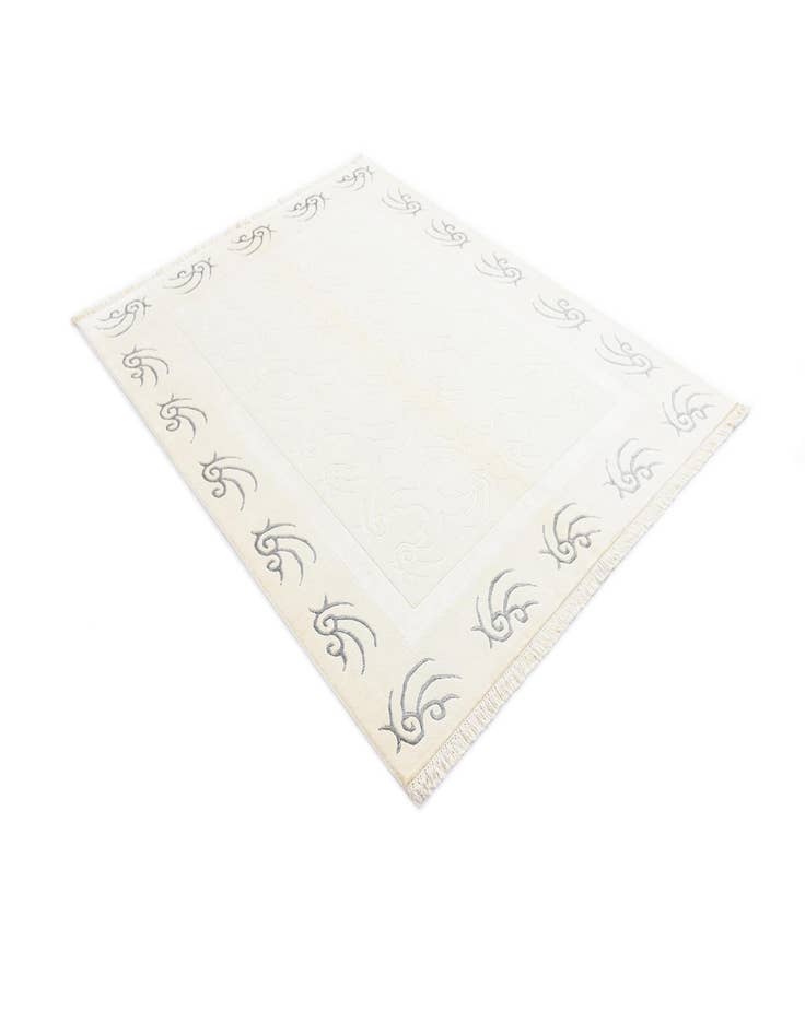 Detail image of  5' 1 x 6' 9  Hand Knotted Darya Wool Rug