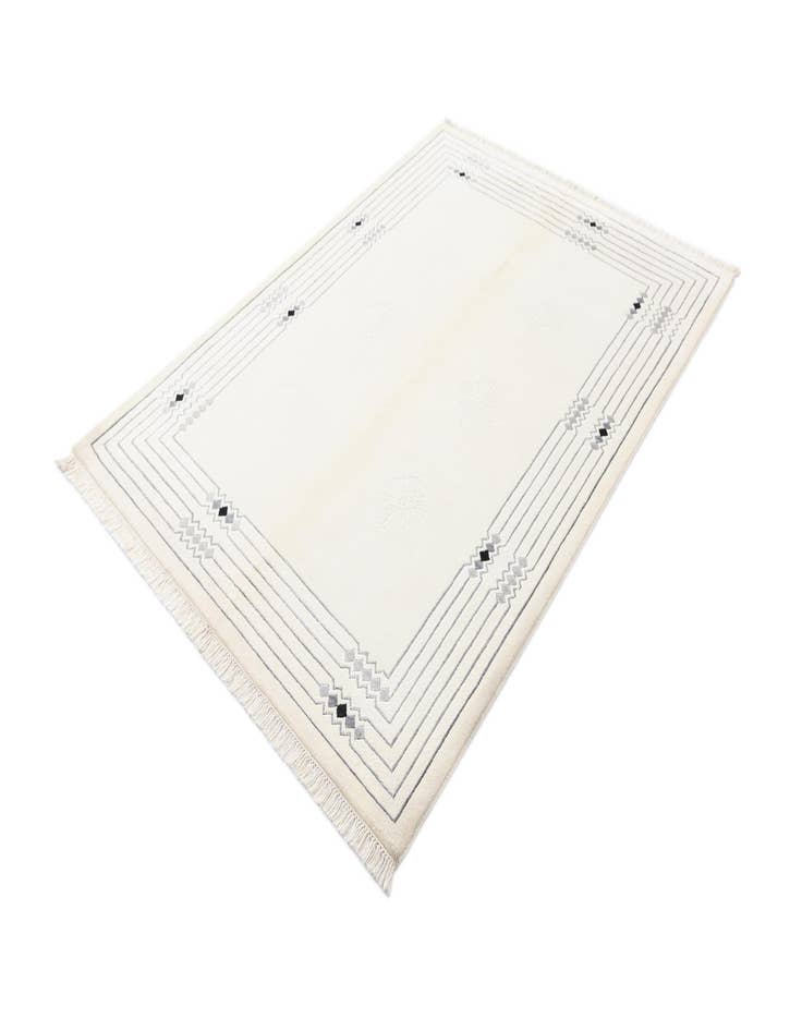 Detail image of  4' 10 x 6' 8  Hand Knotted Darya Wool Rug