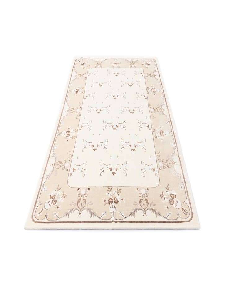 Detail image of  6' 8 x 10'  Hand Knotted Darya Wool Rug