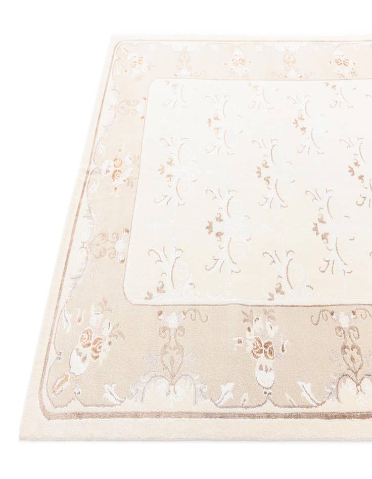 Detail image of  6' 8 x 10'  Hand Knotted Darya Wool Rug