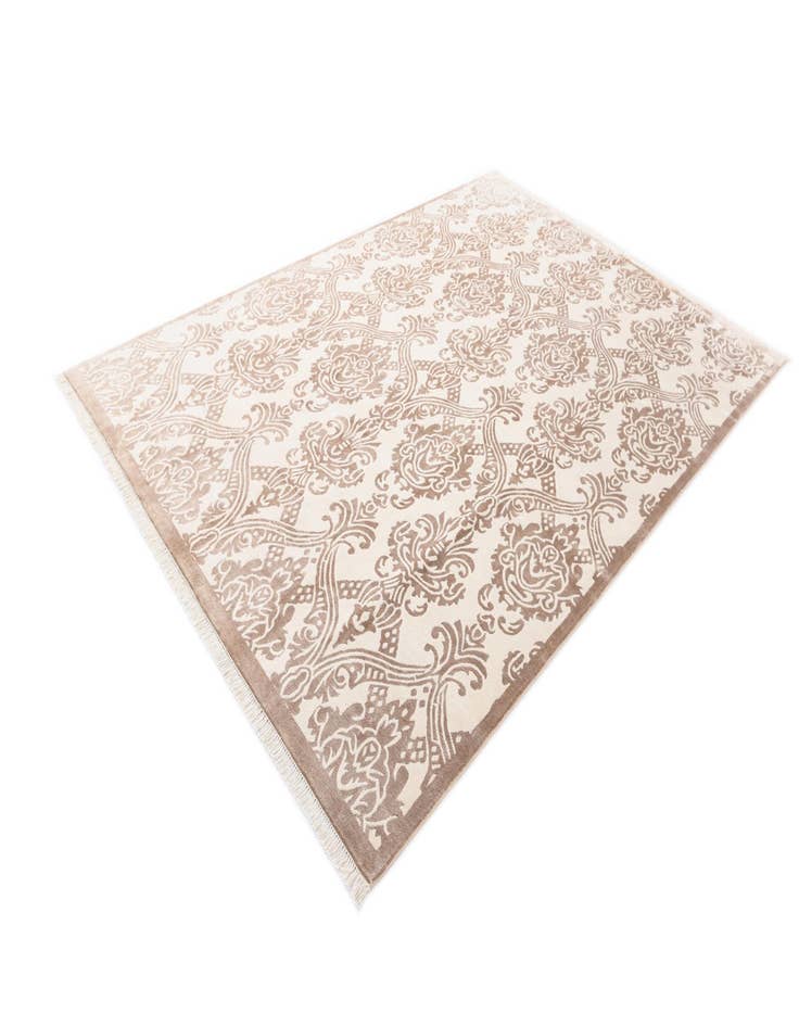 Detail image of  6' 9 x 9' 11  Hand Knotted Darya Wool Rug