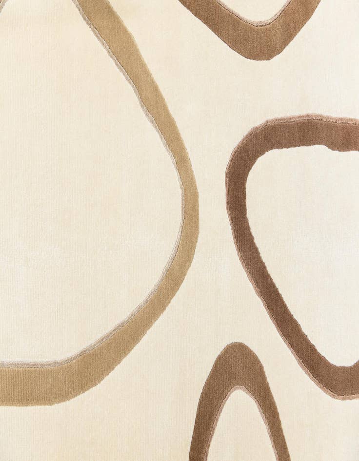 Detail image of  6' 4 x 9' 3  Hand Knotted Darya Wool Rug