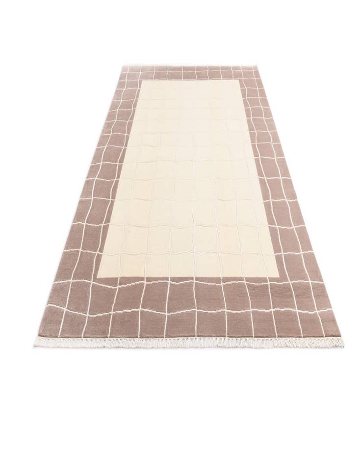 Detail image of  6' x 9' 7  Hand Knotted Darya Wool Rug