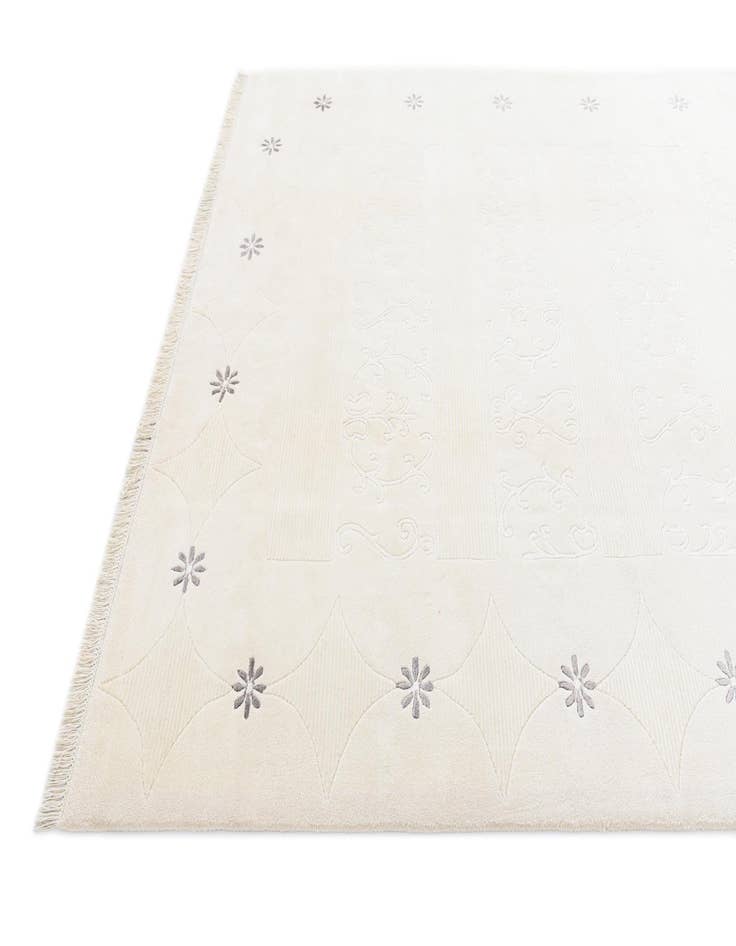 Detail image of  7' x 9' 9  Hand Knotted Darya Wool Rug