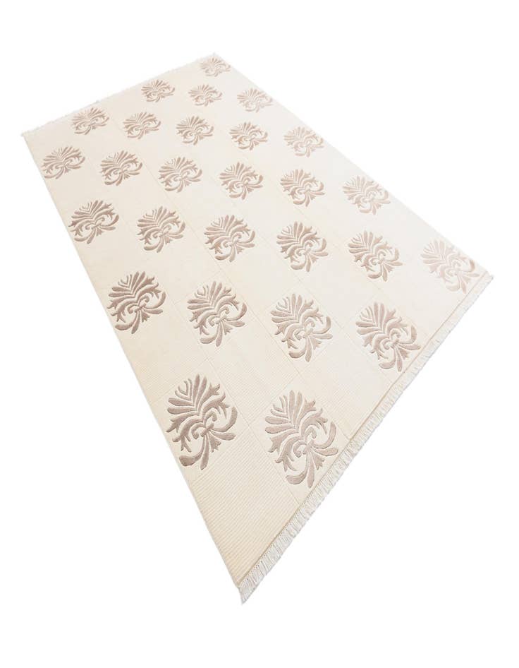 Detail image of  6' 7 x 9' 7  Hand Knotted Darya Wool Rug