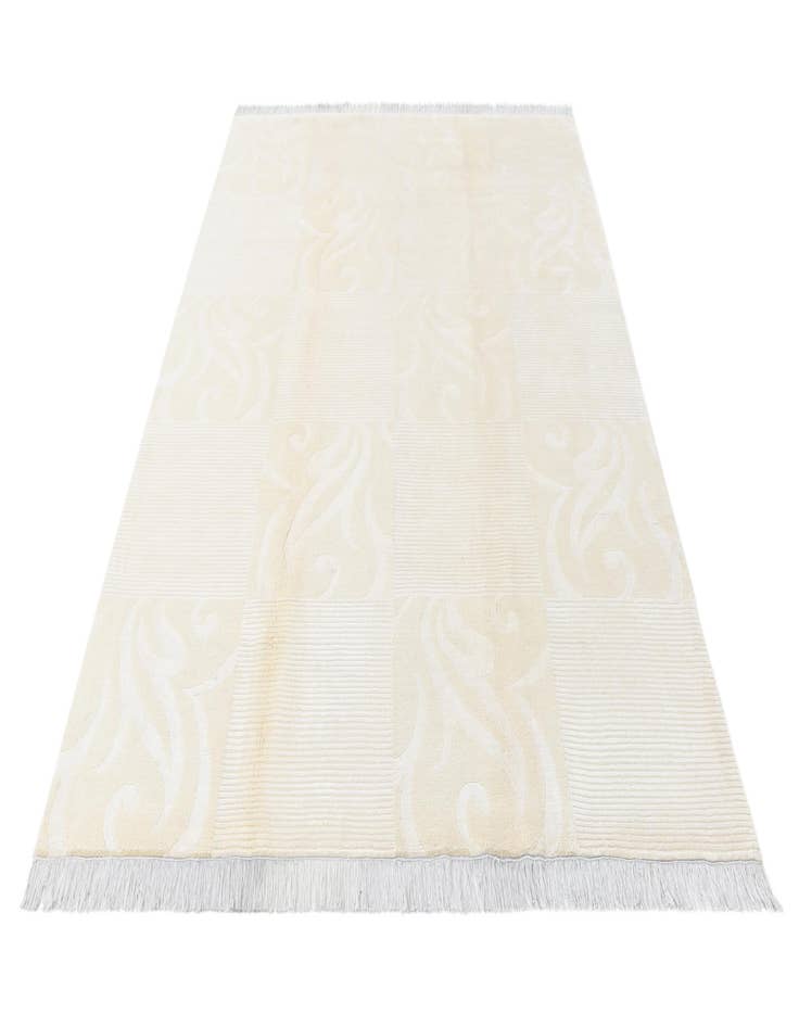 Detail image of  5' 8 x 8'  Hand Knotted Darya Wool Rug