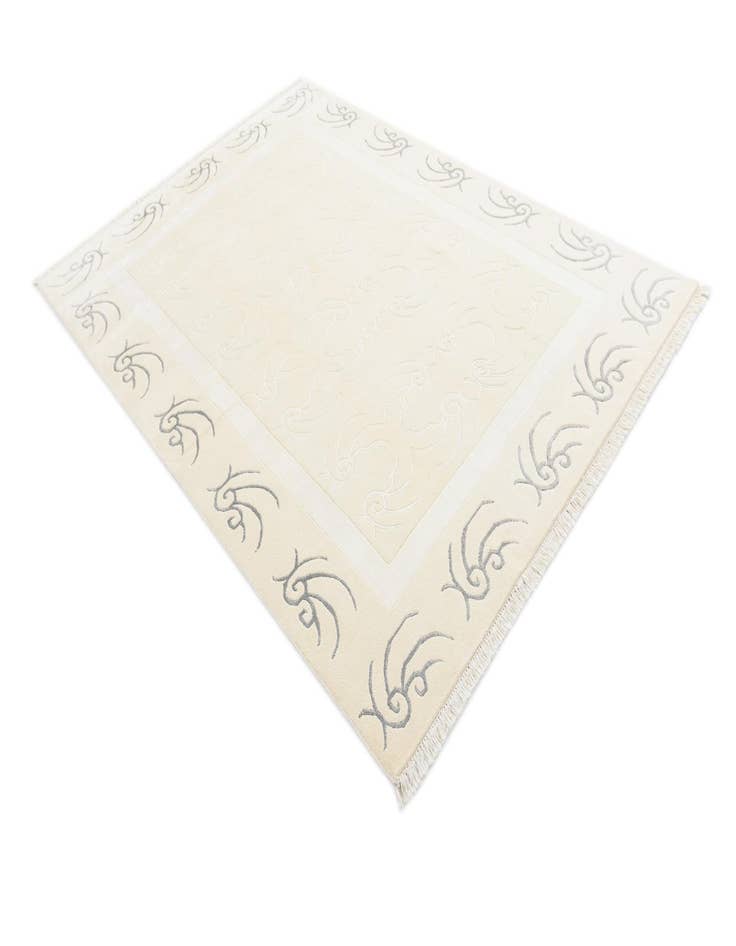 Detail image of  5' 6 x 7' 10  Hand Knotted Darya Rug