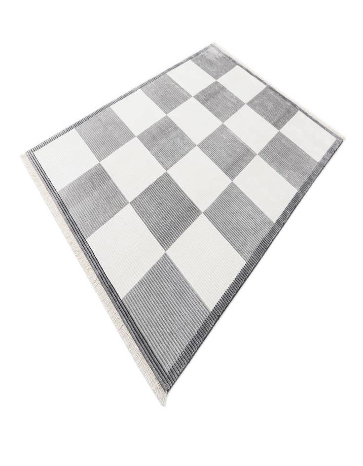 Detail image of  5' 6 x 7' 9  Hand Knotted Darya Wool Rug