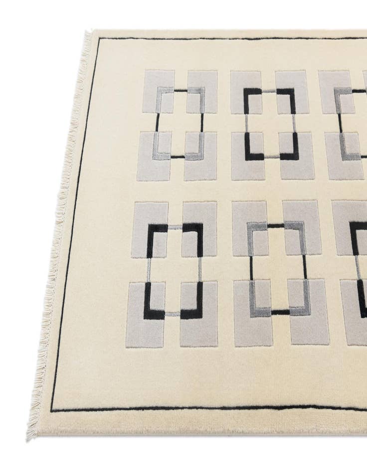 Detail image of  2' 11 x 5'  Hand Knotted Darya Rug