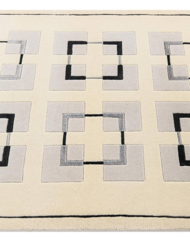 Detail image of  2' 11 x 5'  Hand Knotted Darya Rug