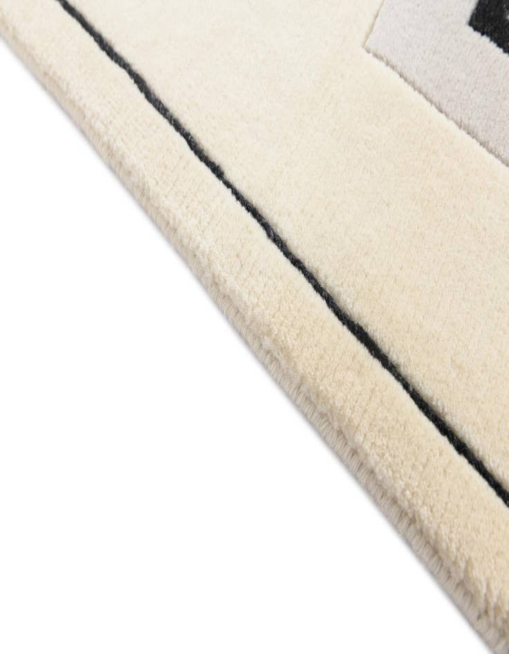 Detail image of  2' 11 x 5'  Hand Knotted Darya Rug