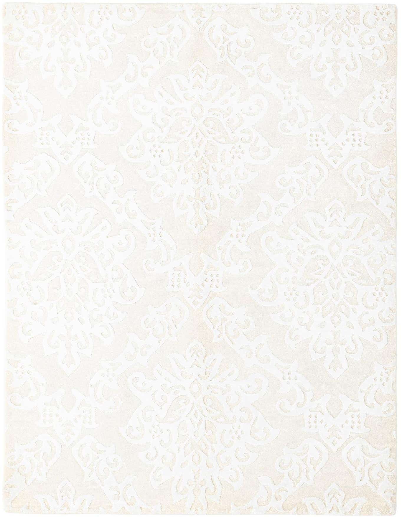 A 3x5 rectangular Darya rug in shades of brown and ivory, featuring a high-pile modern Persian pattern.