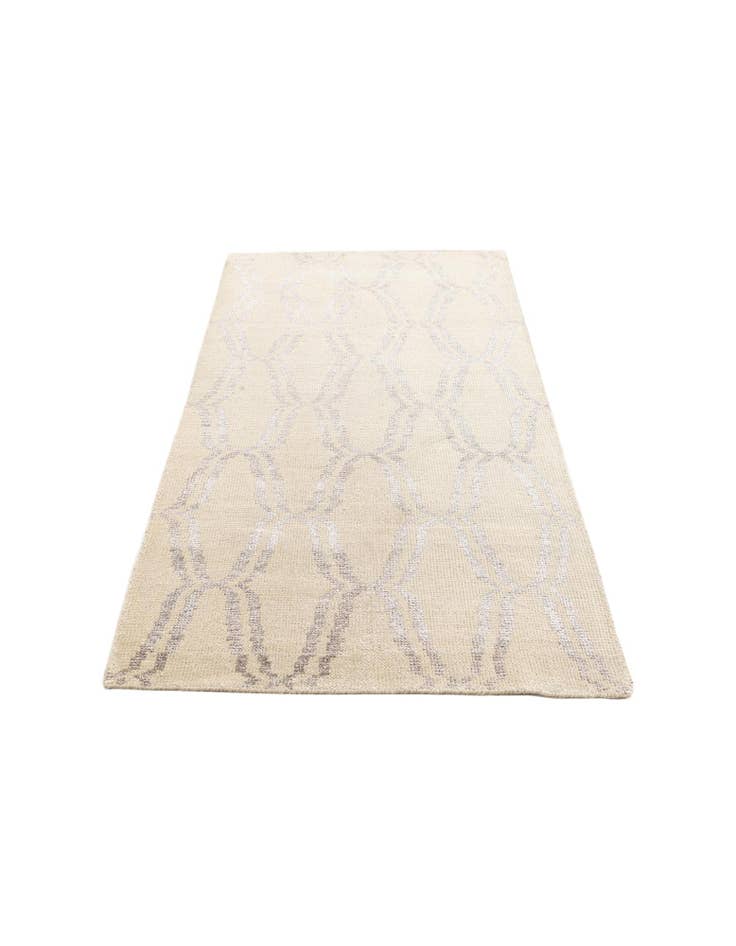 Detail image of  3' 9 x 6'  Hand Knotted Darya Rug