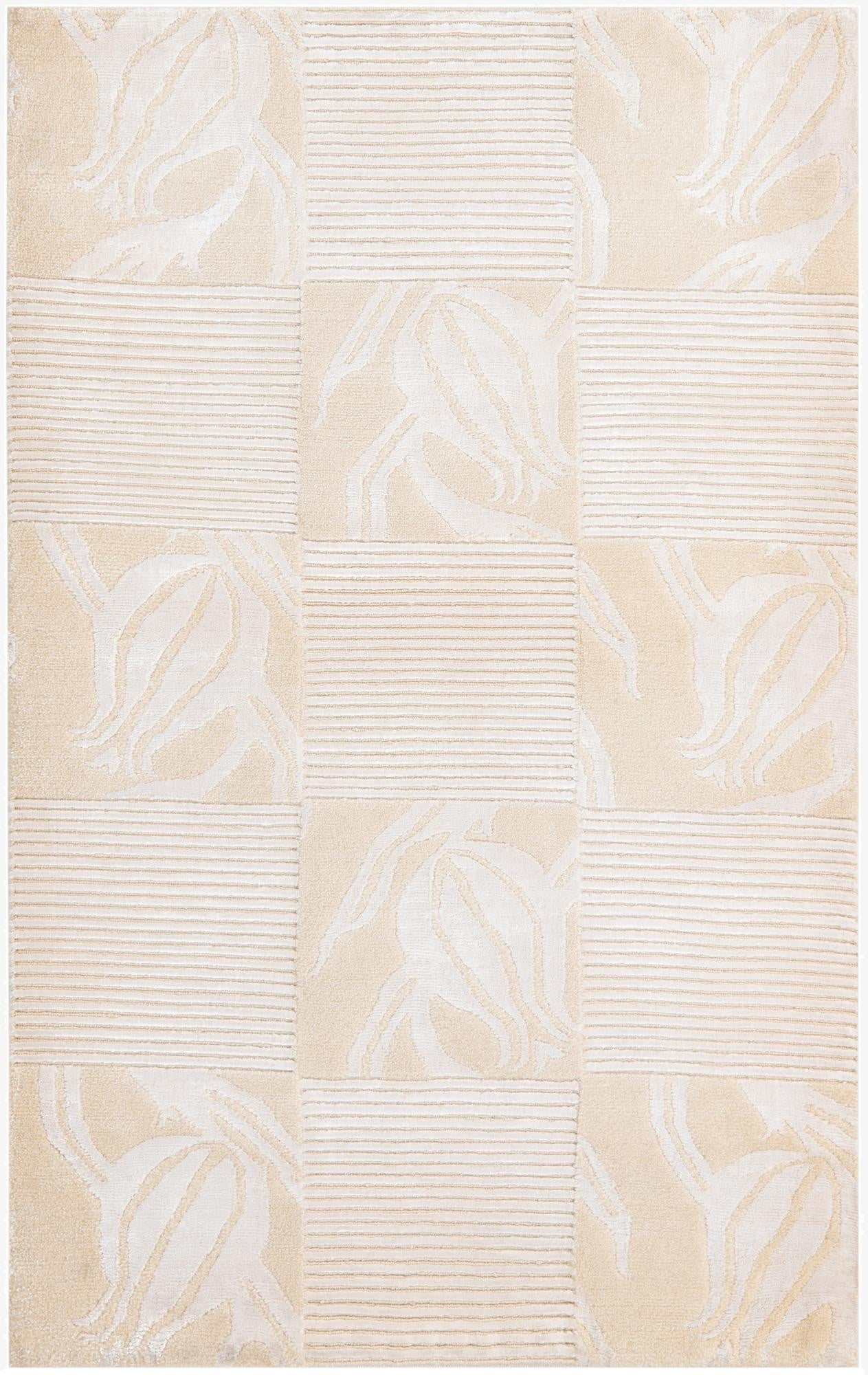  3' 1 x 4' 11  Hand Knotted Darya Wool Rug