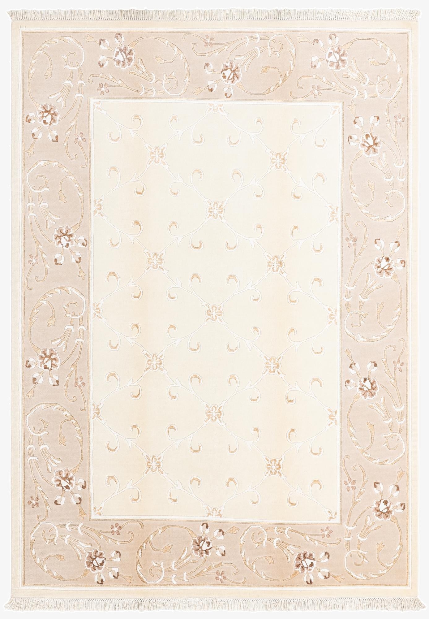  5' 9 x 8'  Hand Knotted Darya Wool Rug