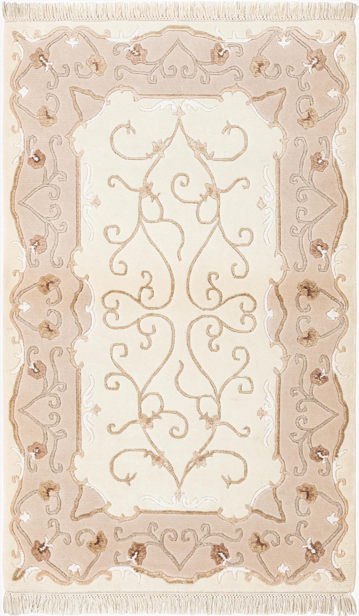  3' 1 x 4' 11  Hand Knotted Darya Wool Rug