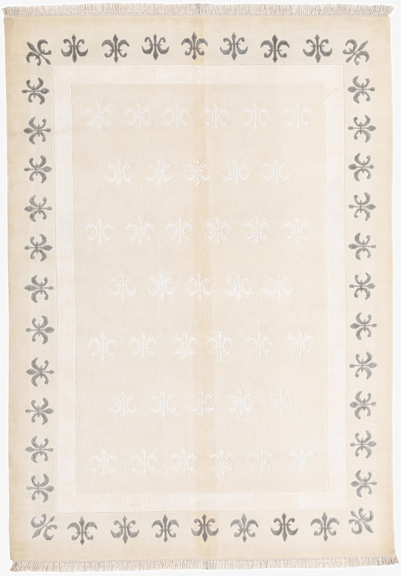  5' 8 x 8'  Hand Knotted Darya Wool Rug