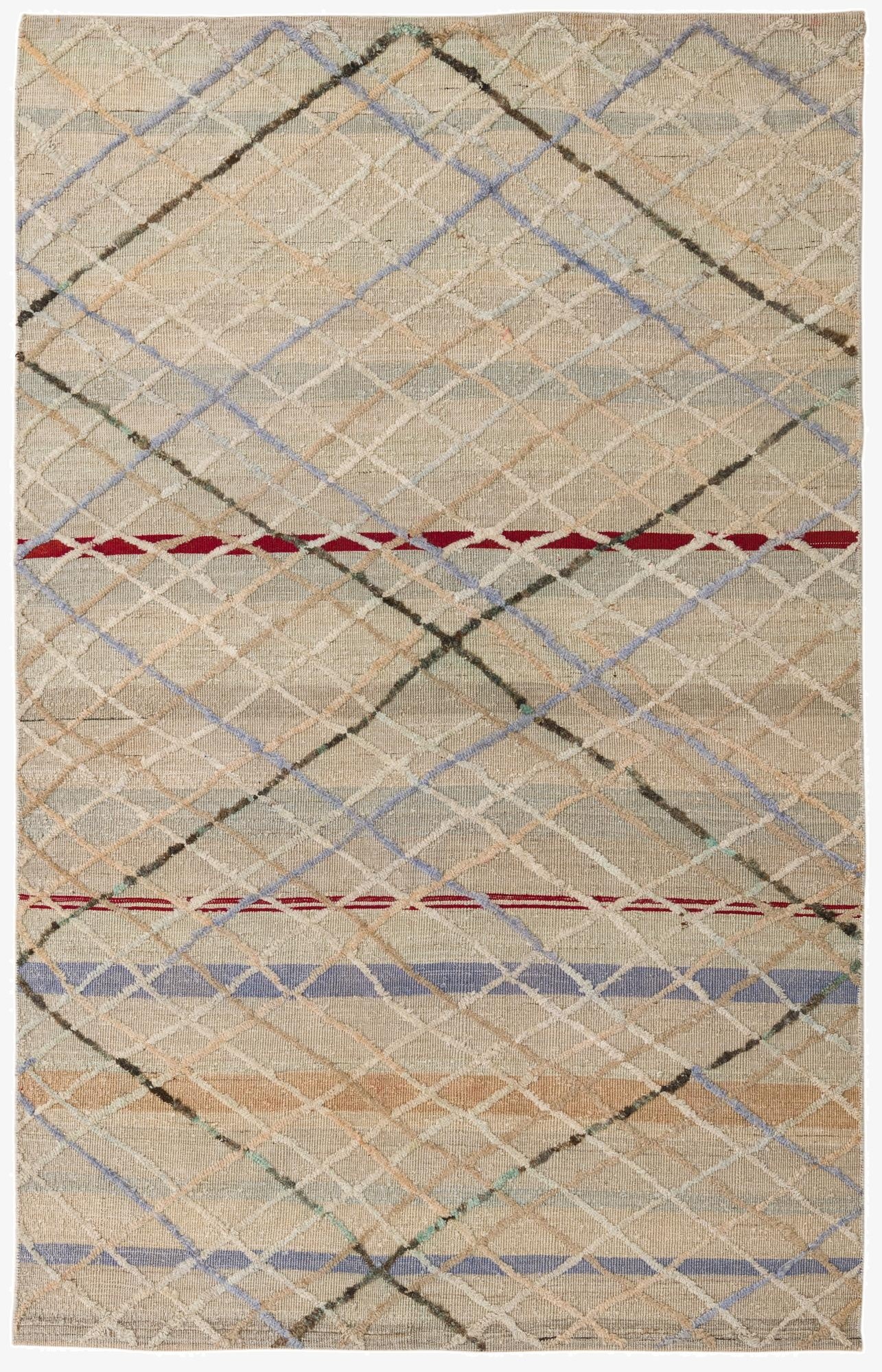  5' 5 x 8' 6  Hand Knotted Darya Wool Rug
