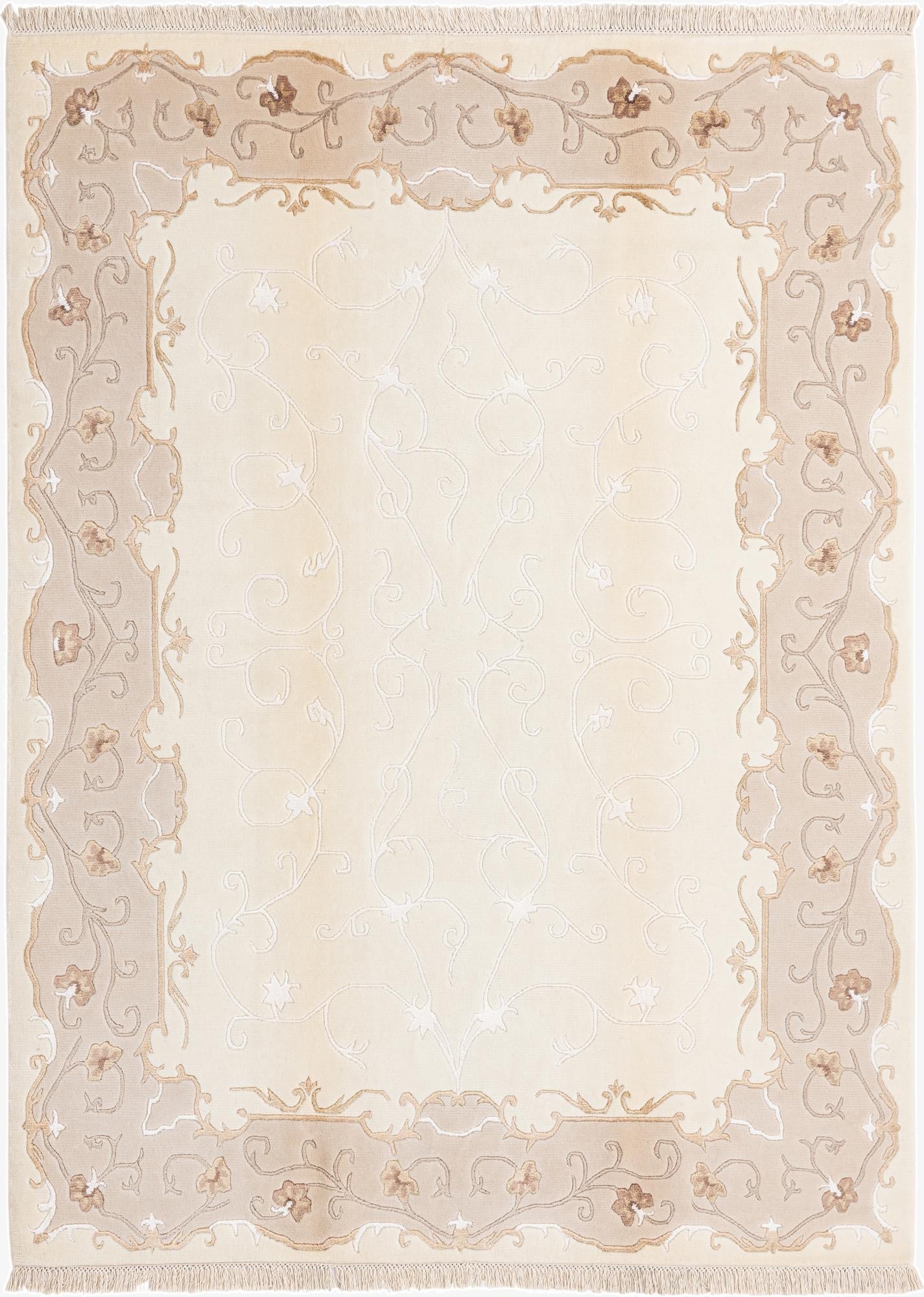  5' 9 x 7' 10  Hand Knotted Darya Wool Rug