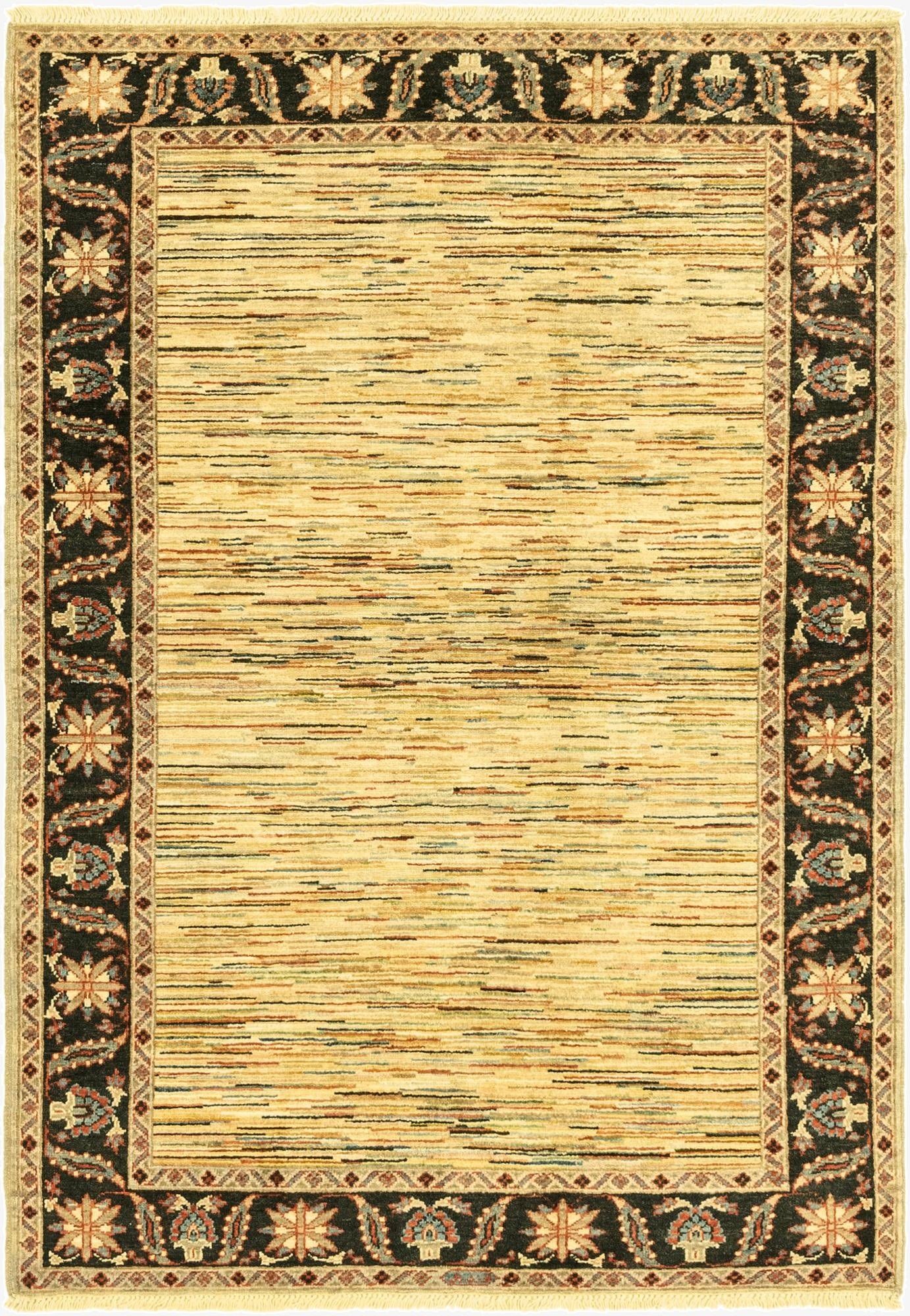 4' 2 x 6'  Hand Knotted Darya Rug