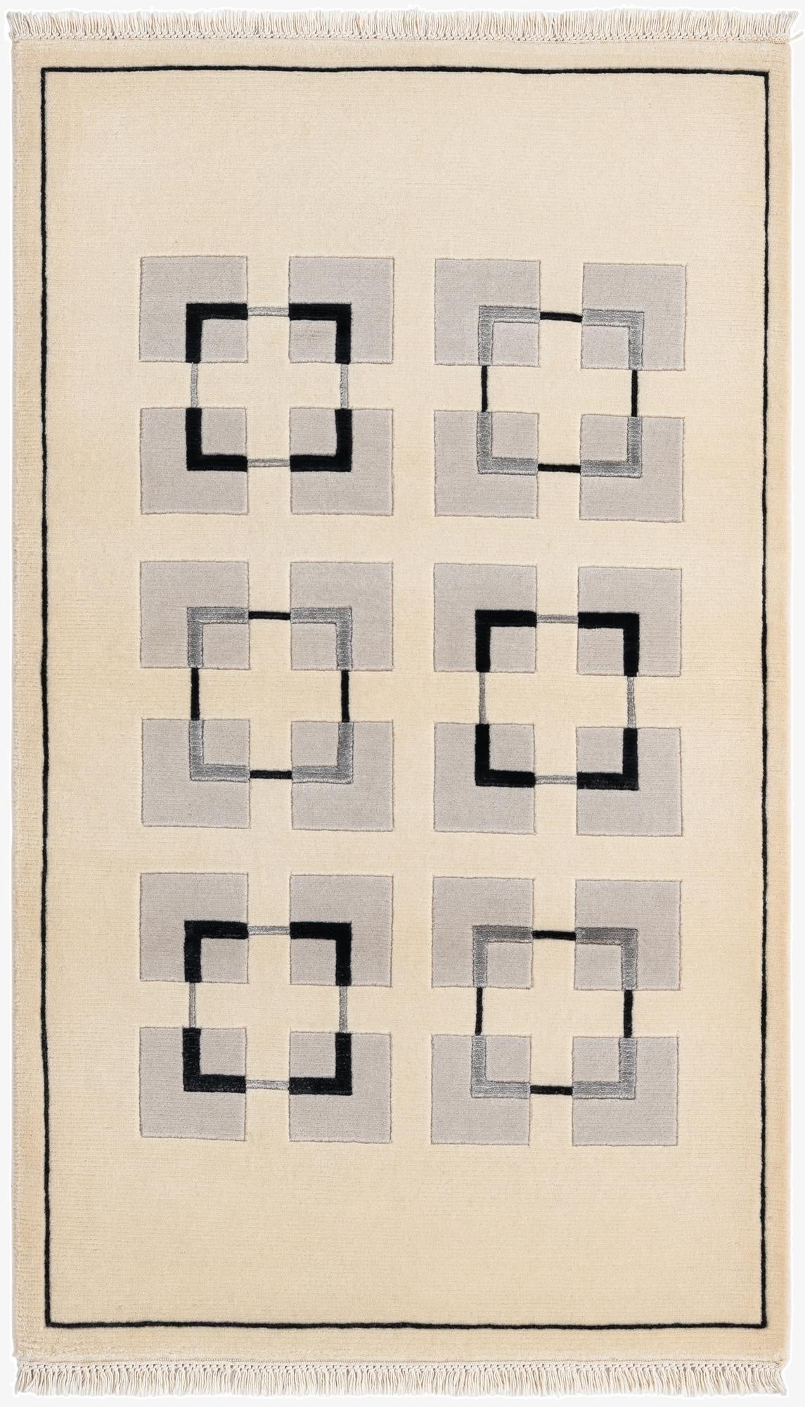  2' 11 x 5'  Hand Knotted Darya Rug