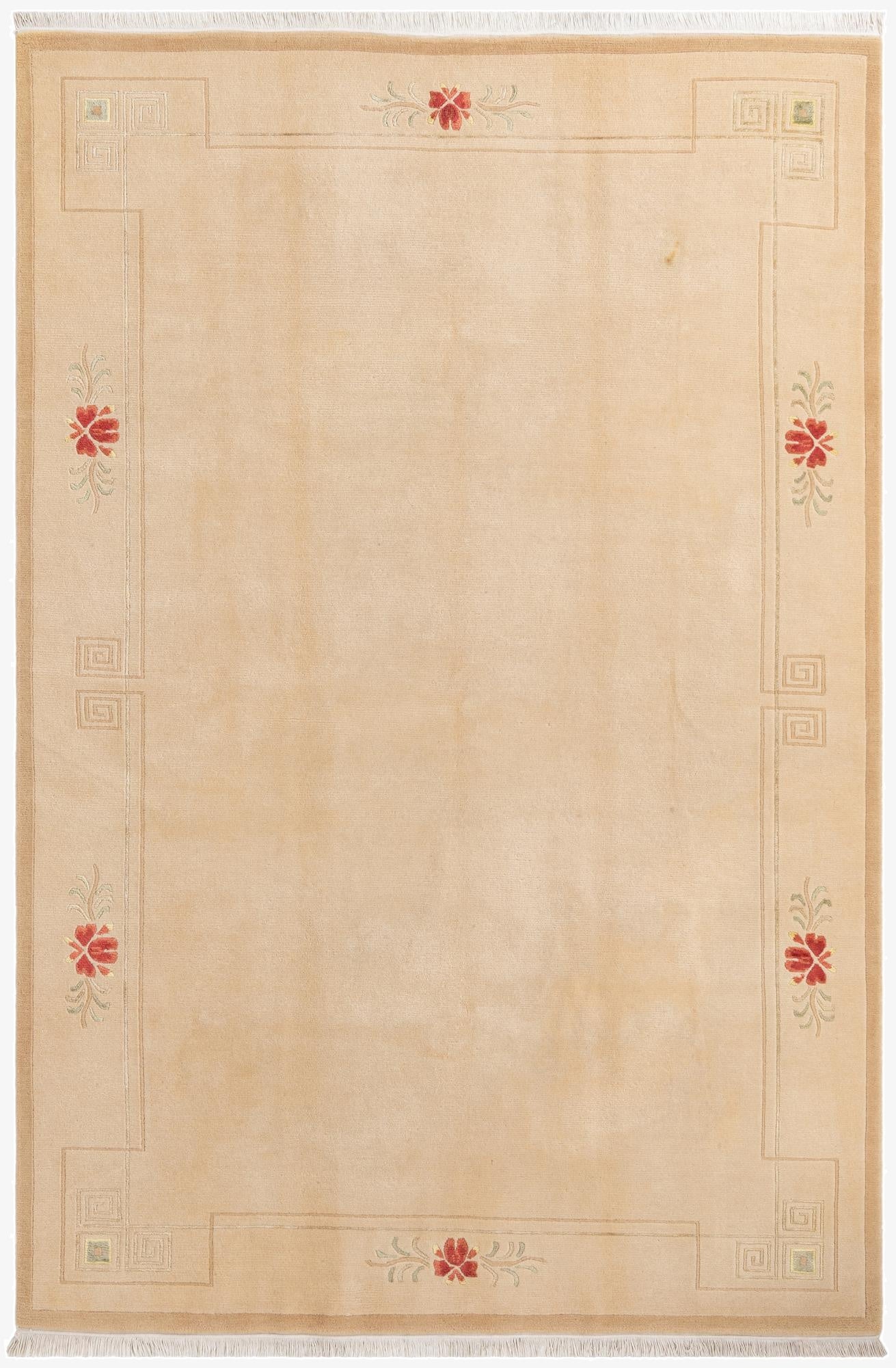  6' 6 x 9' 9  Hand Knotted Darya Wool Rug